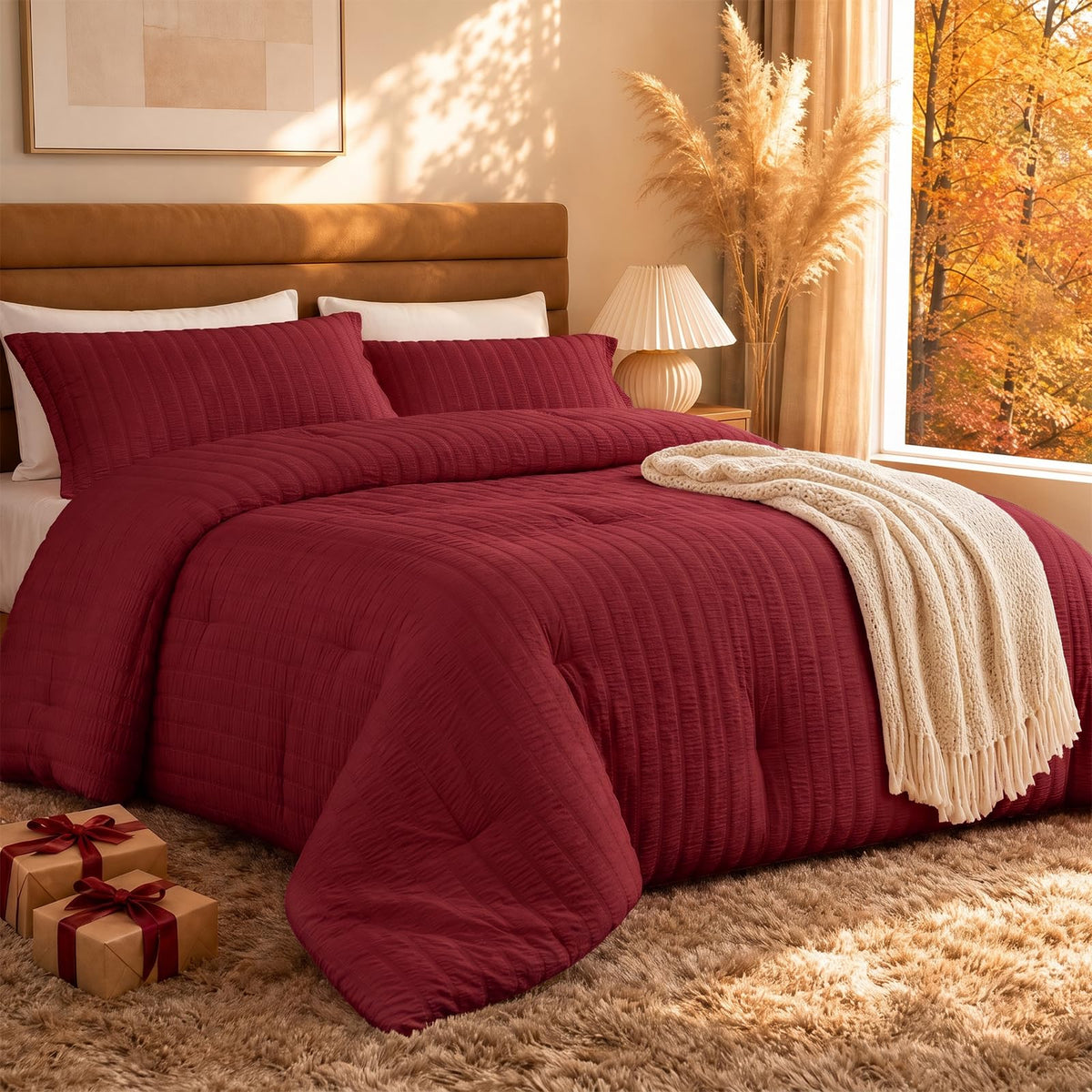 Quataly Cooling Comforter Set Twin Size Breathable Comforter with Sheets