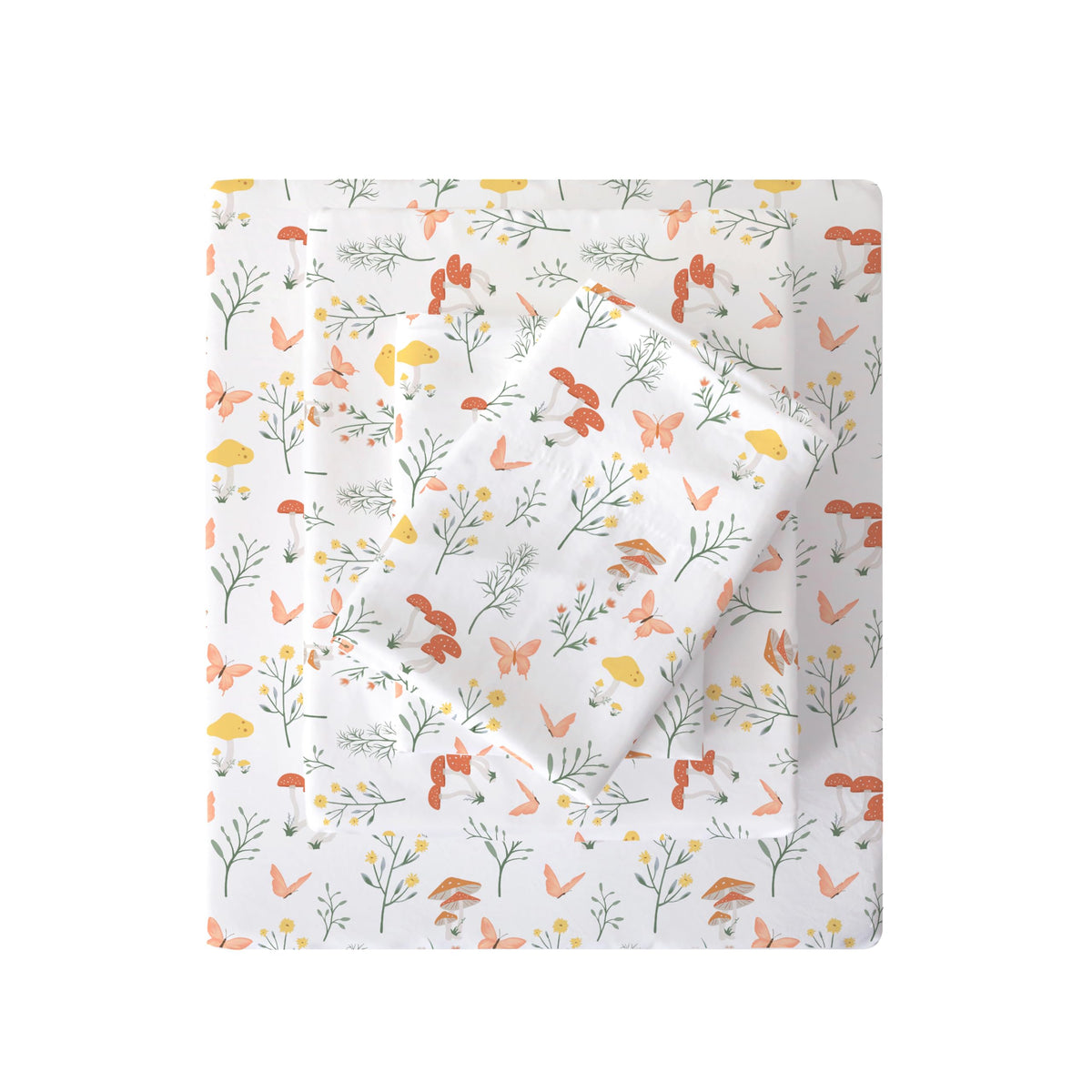 Viviland Floral Twin Sheet Set - 3 Piece Vintage Pink & Yellow Flower Patterned Bed Sheets - Soft, Breathable Microfiber Sheets with Deep Pocket, Non-Slip Fitted Sheets & Pillowcases
