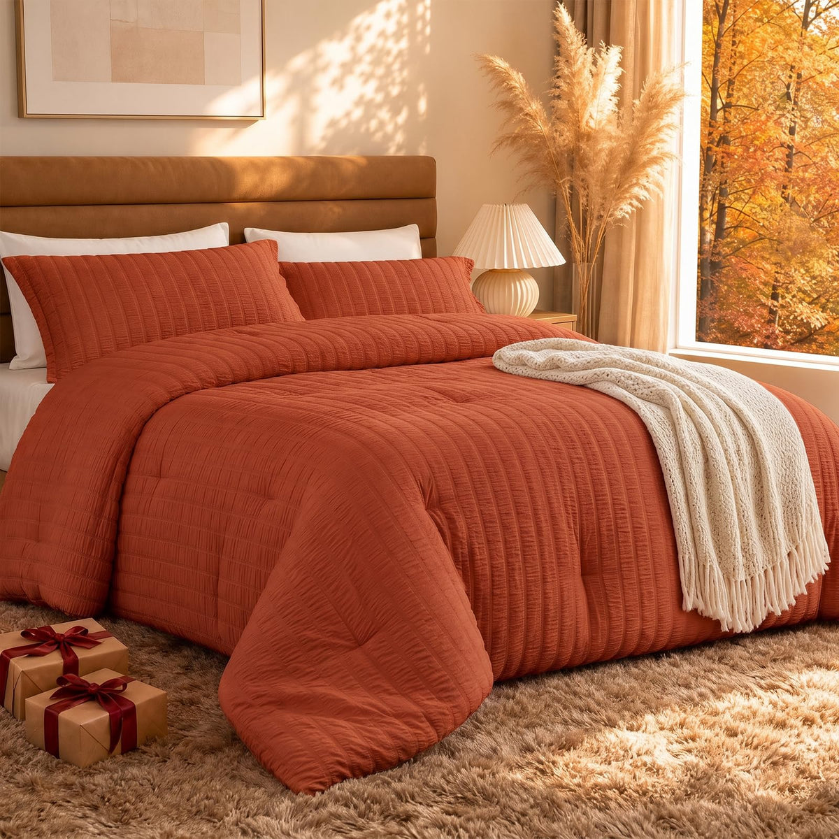 Quataly Cooling Comforter Set Twin Size Breathable Comforter with Sheets