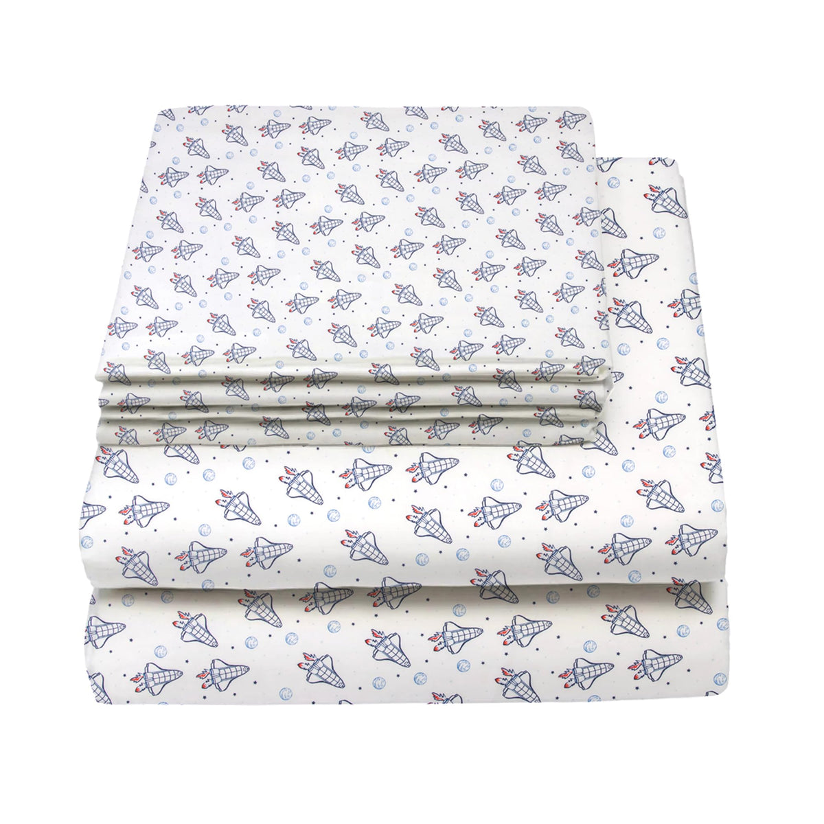 Full Sheets Set Kids Boys/Girls, Bed Sheets Kids, Cute Bed Sheet, Includes Flat, Fitted and 2 Pillowcases, 4 Piece