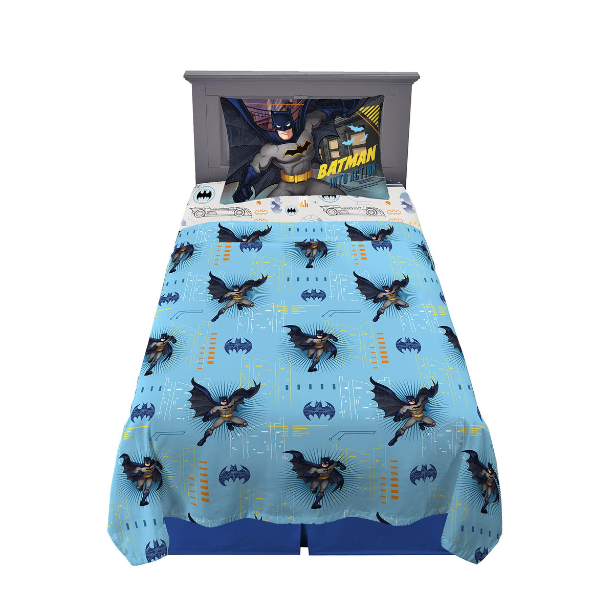 Franco Kids Bedding Super Soft Microfiber Sheet Set, Twin, Sonic The Hedgehog, Anime