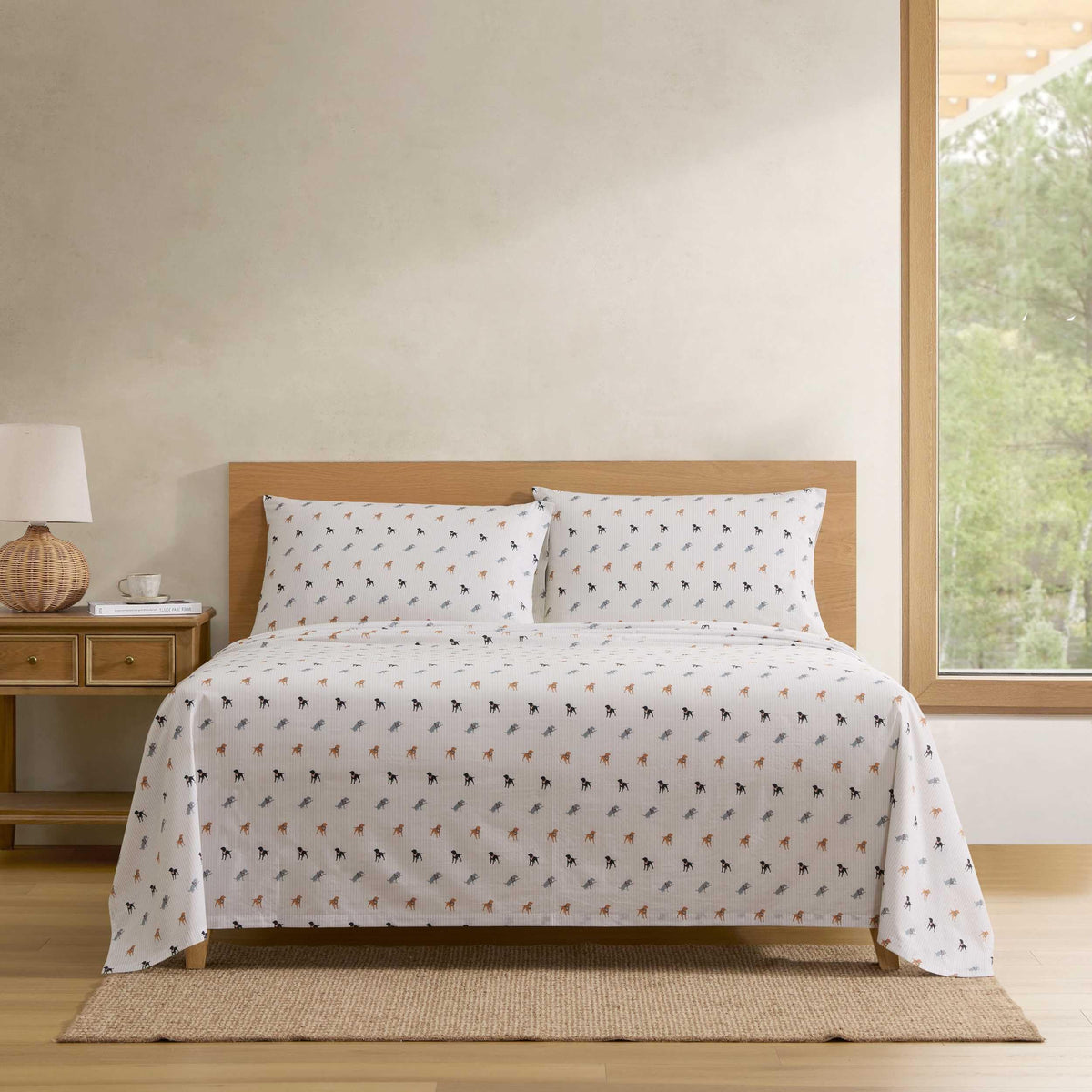 Eddie Bauer - Twin Size Sheet Set with Fitted Sheet & Pillowcase