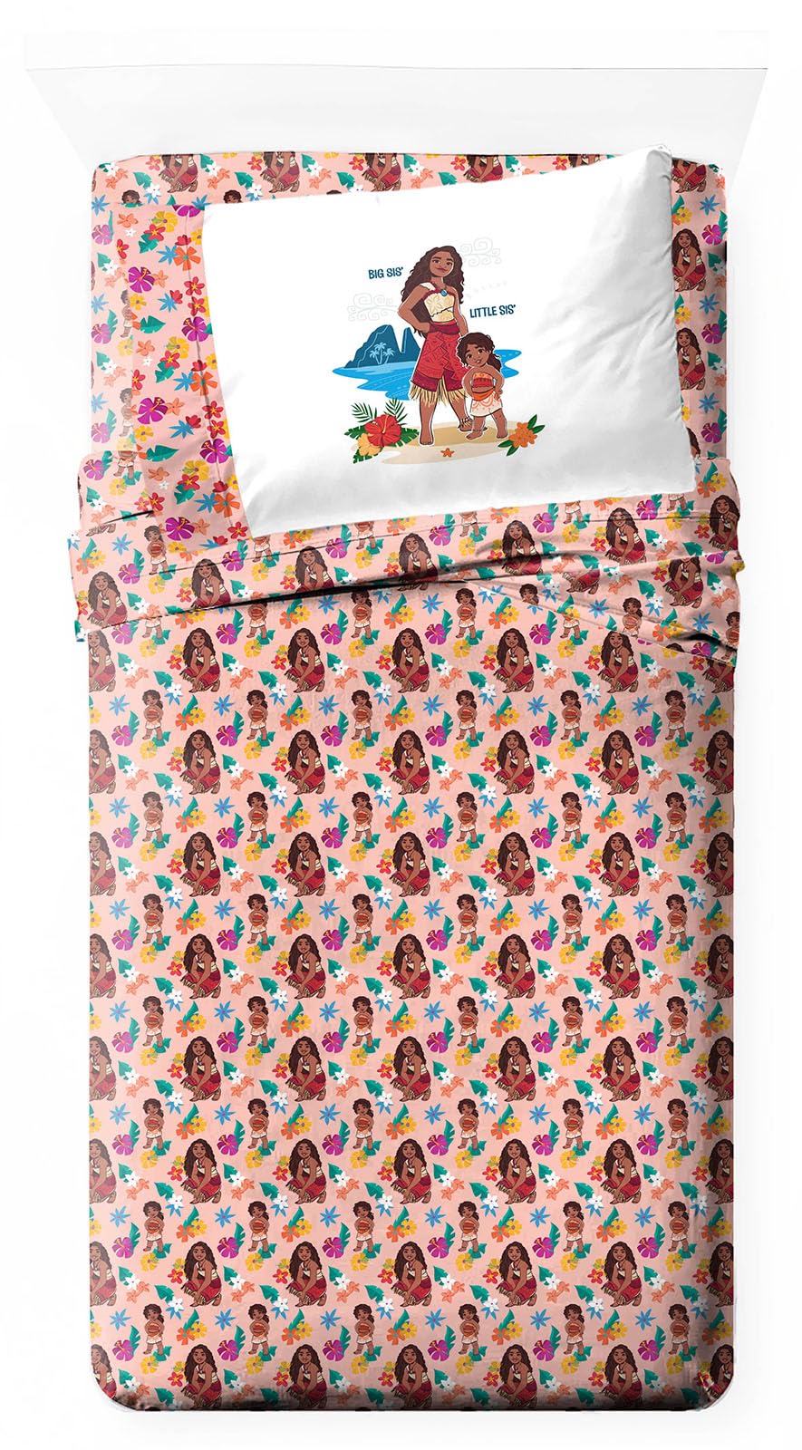 Jay Franco Kids Sheet Set with Fitted, Flat Sheets & Pillow Cover - Ultra-Soft Bedding with Pillowcase for Room Decor, White - Monster Jam, 3 Piece Toddler