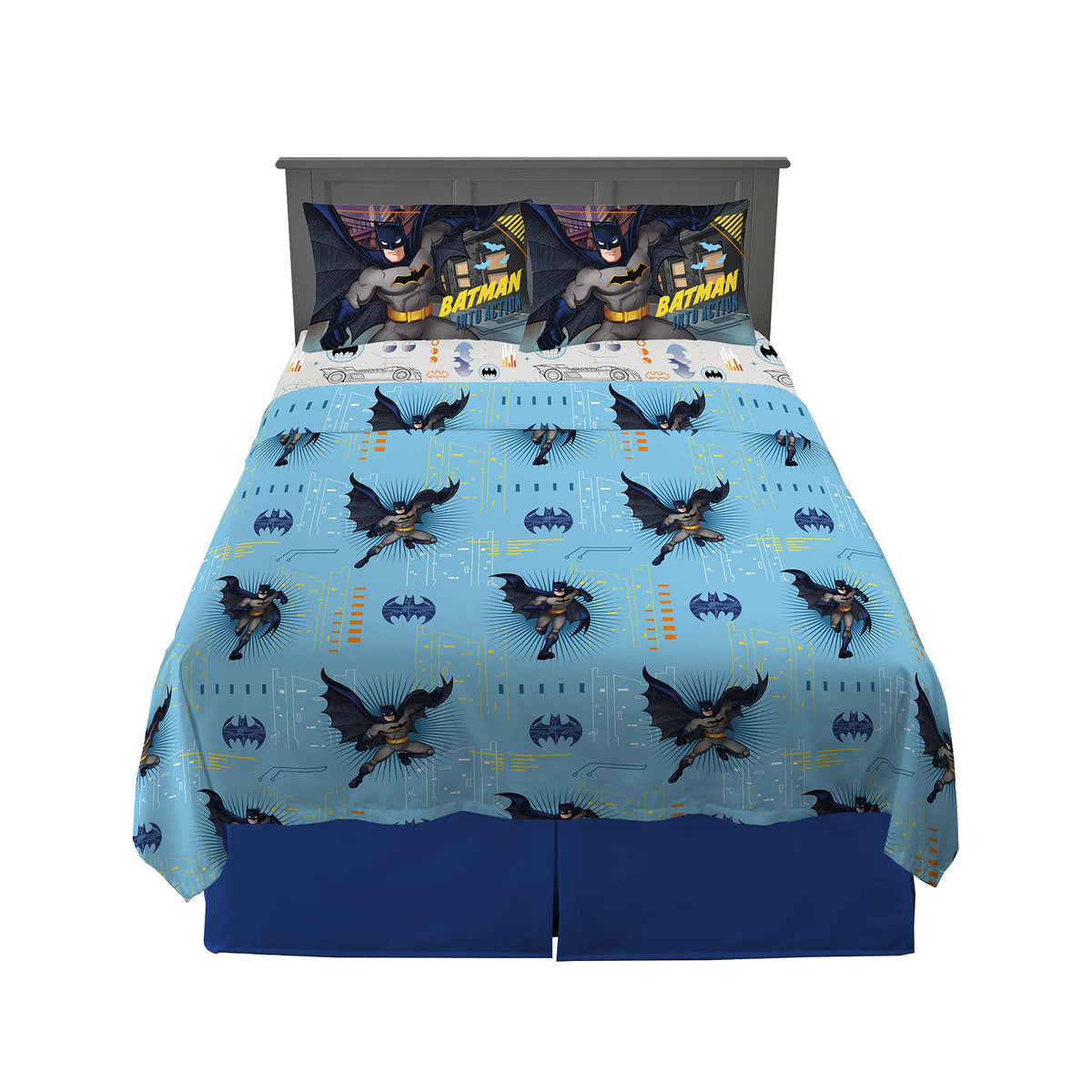 Franco Kids Bedding Super Soft Microfiber Sheet Set, Twin, Sonic The Hedgehog, Anime