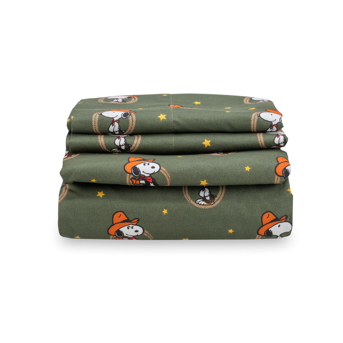 Berkshire Peanuts® Sheet Set Queen Size - 4 Pieces,Cute Character Snoopy Printed Soft Microfiber Bed Sheets,Peanuts Poses and Paws Grey