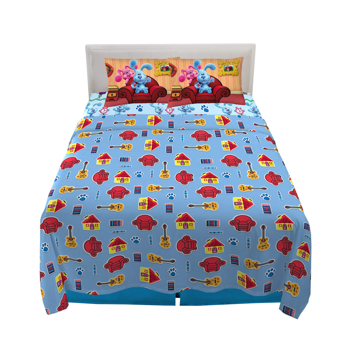 Franco Kids Bedding Super Soft Microfiber Sheet Set, Twin, Sonic The Hedgehog, Anime
