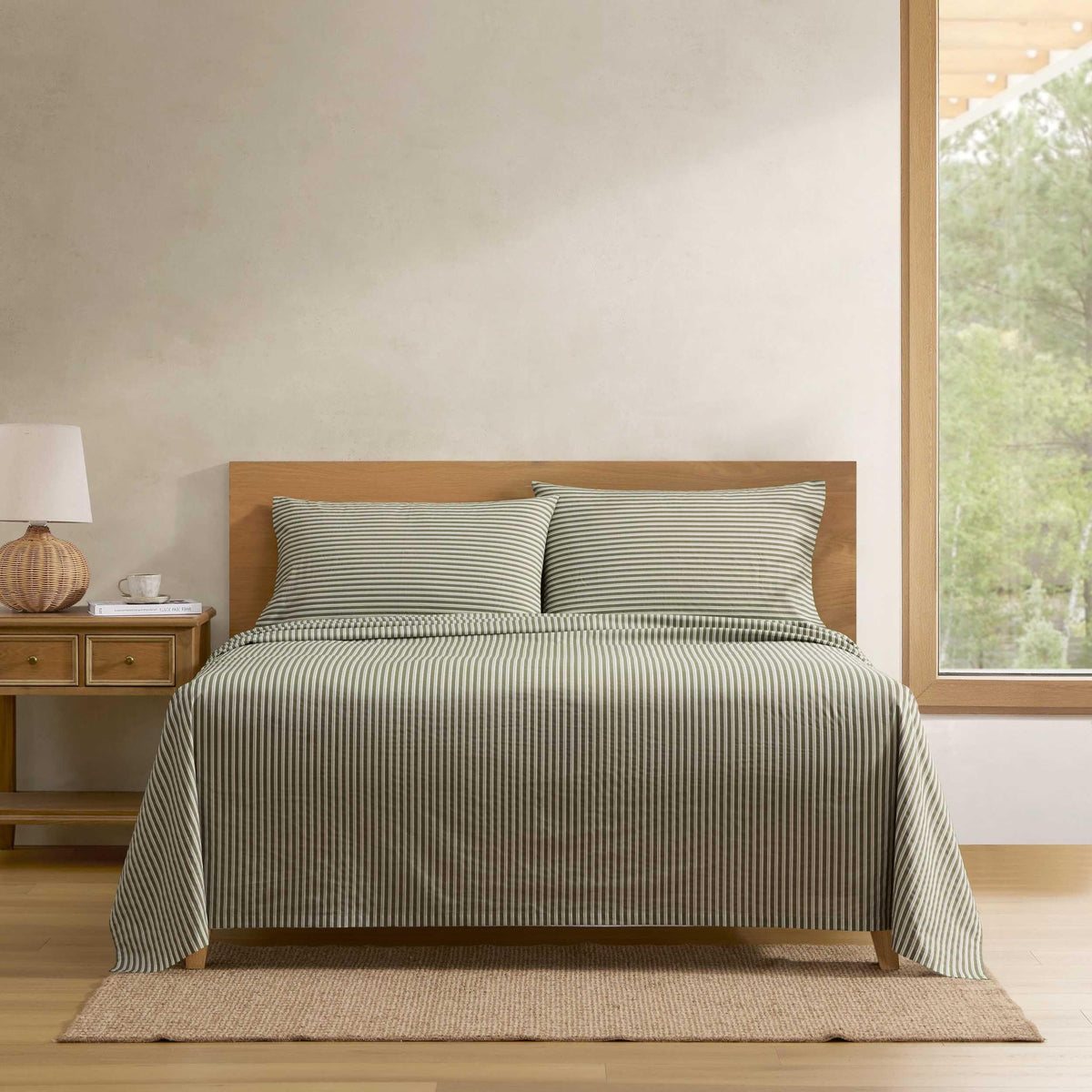 Eddie Bauer - Twin Size Sheet Set with Fitted Sheet & Pillowcase