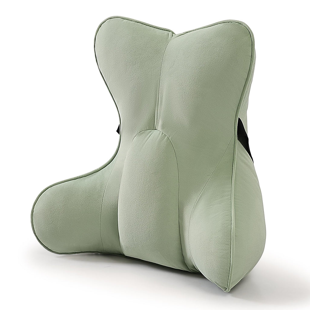 Back Pillow for Couch and Recliner, Lumbar Support Pillow for Sofa Sitting, Back Support Cushion for Office Chair, Ergonomic Back Cushion for Sitting Comfort, Slate Blue