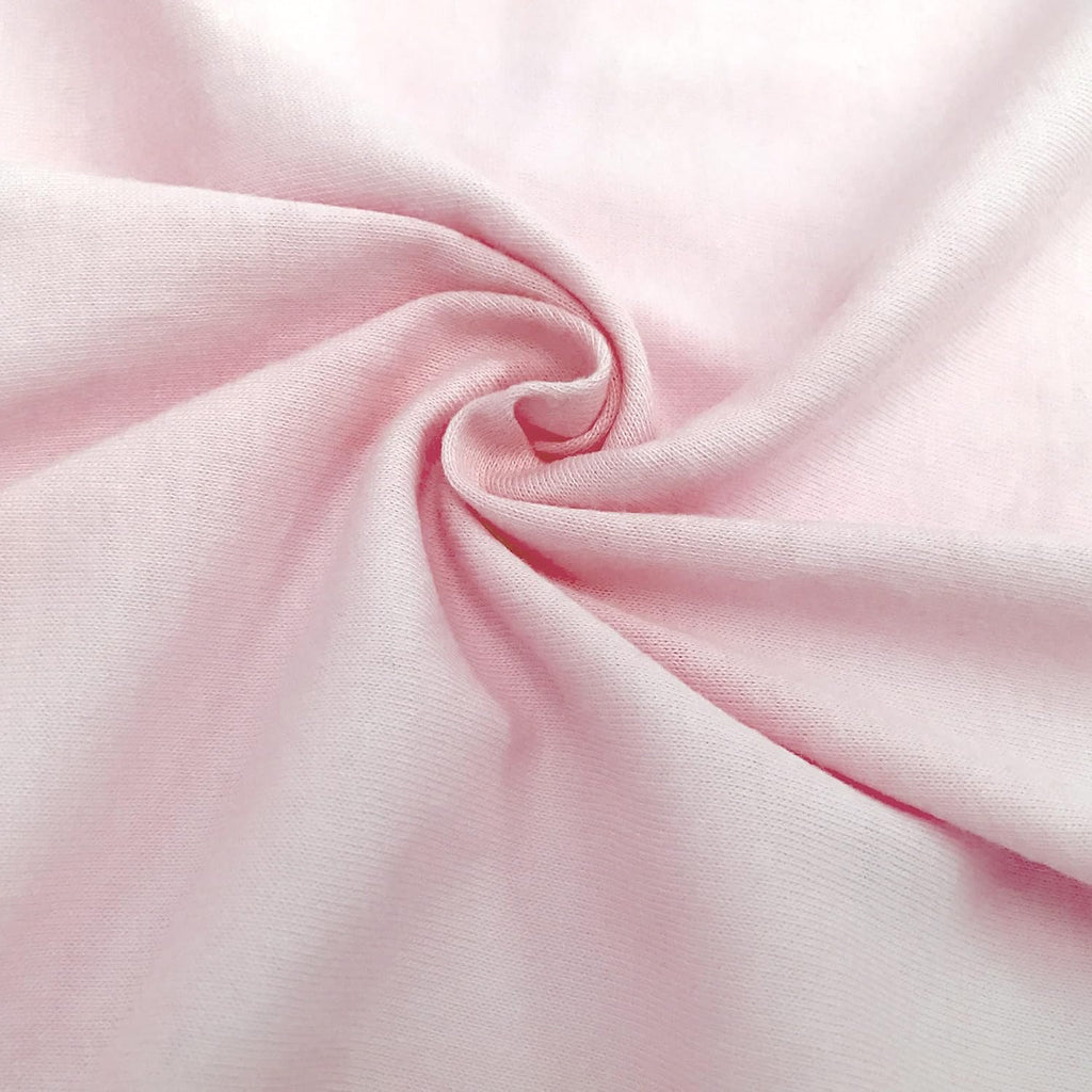 American Baby Company 28" x 52" 100% Natural Cotton Jersey Knit Toddler/Crib Sheet Set – 3-Piece Soft & Breathable Crib/Toddler Bedding Set, Pink, for Girls and Boys