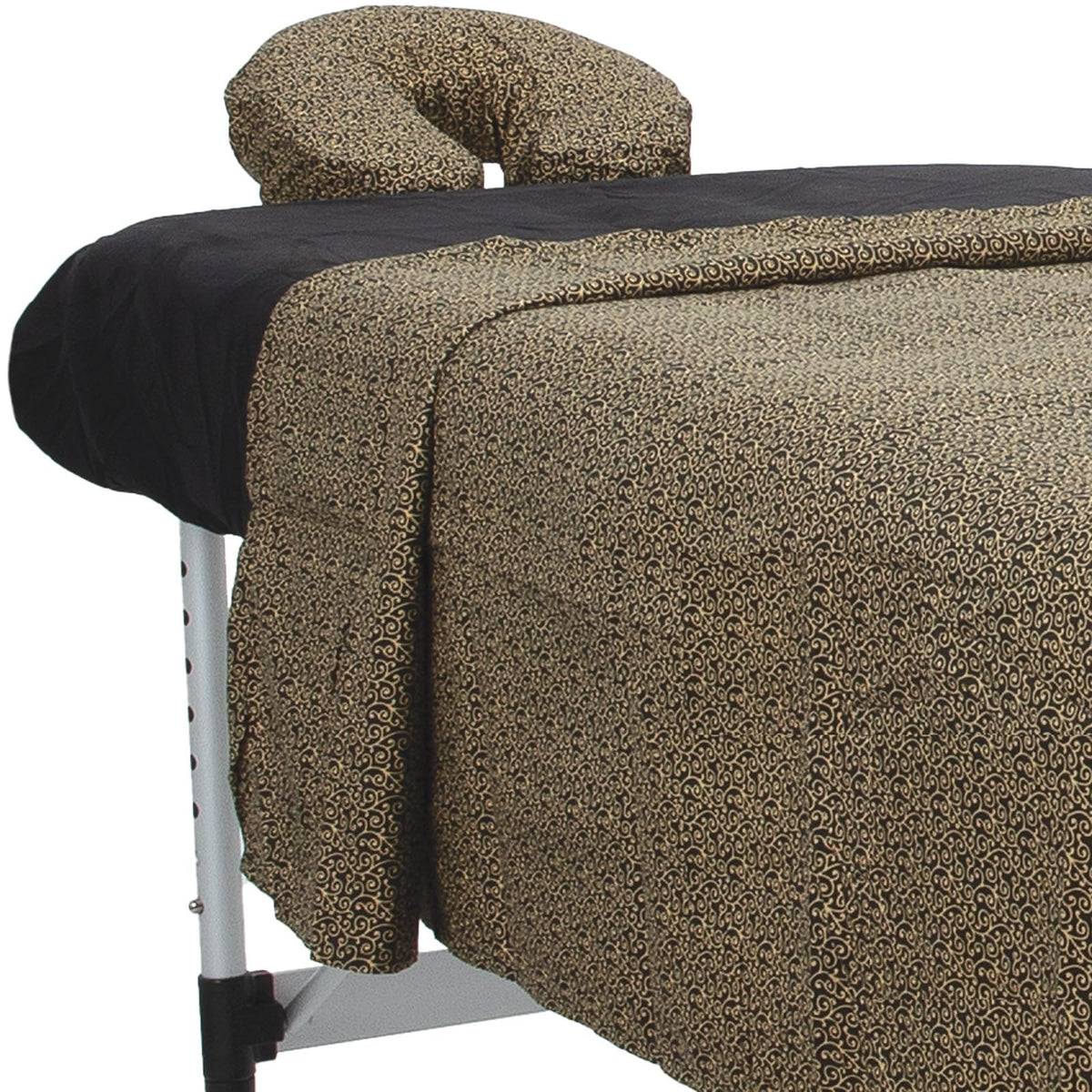 ForPro Premium Microfiber 3-Piece Massage Sheet Set, Cool Grey