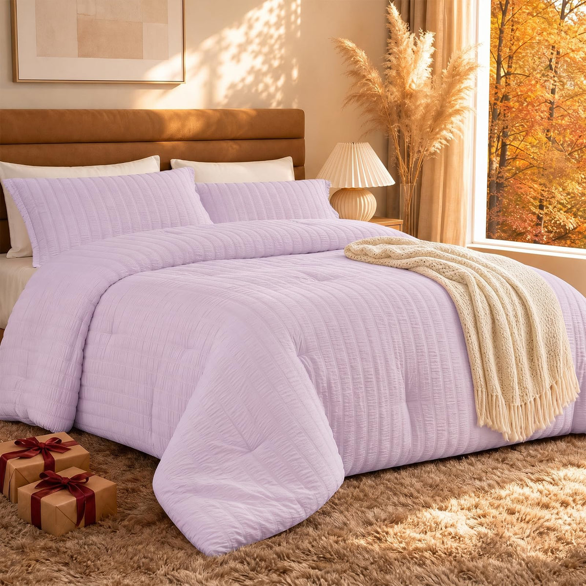 Quataly Cooling Comforter Set Twin Size Breathable Comforter with Sheets