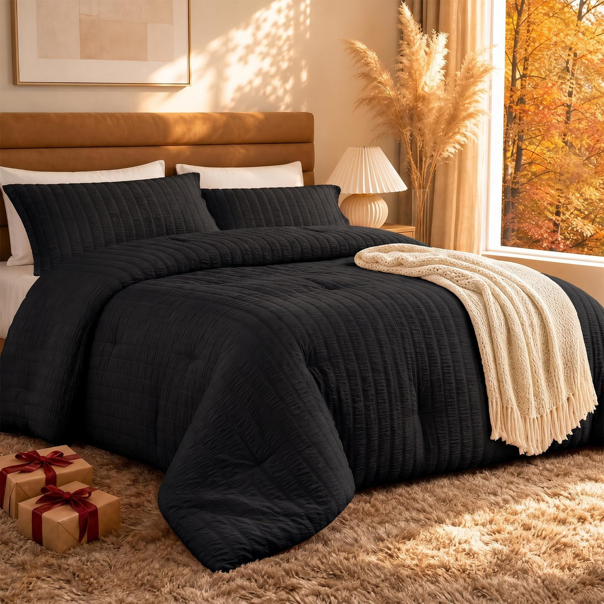 Quataly Cooling Comforter Set Twin Size Breathable Comforter with Sheets