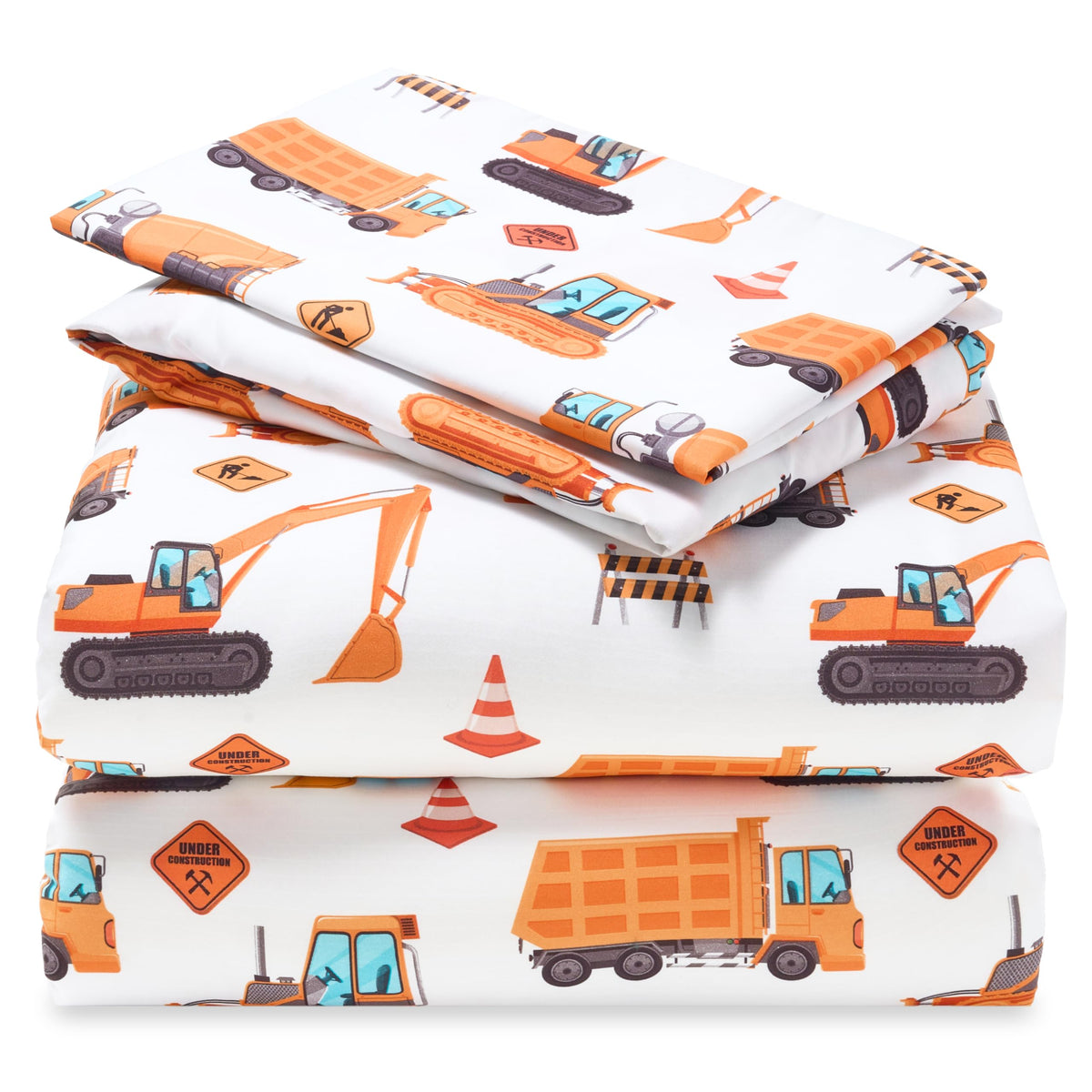 Joiedomi Kids Twin Sheet Set Unicorn - 3 Piece Soft Microfiber Bed Sheets - Deep Pocket Wrinkle Free, Cozy Toddler Bedding Set, Fade Resistant Breathable for Boys Girls Teens