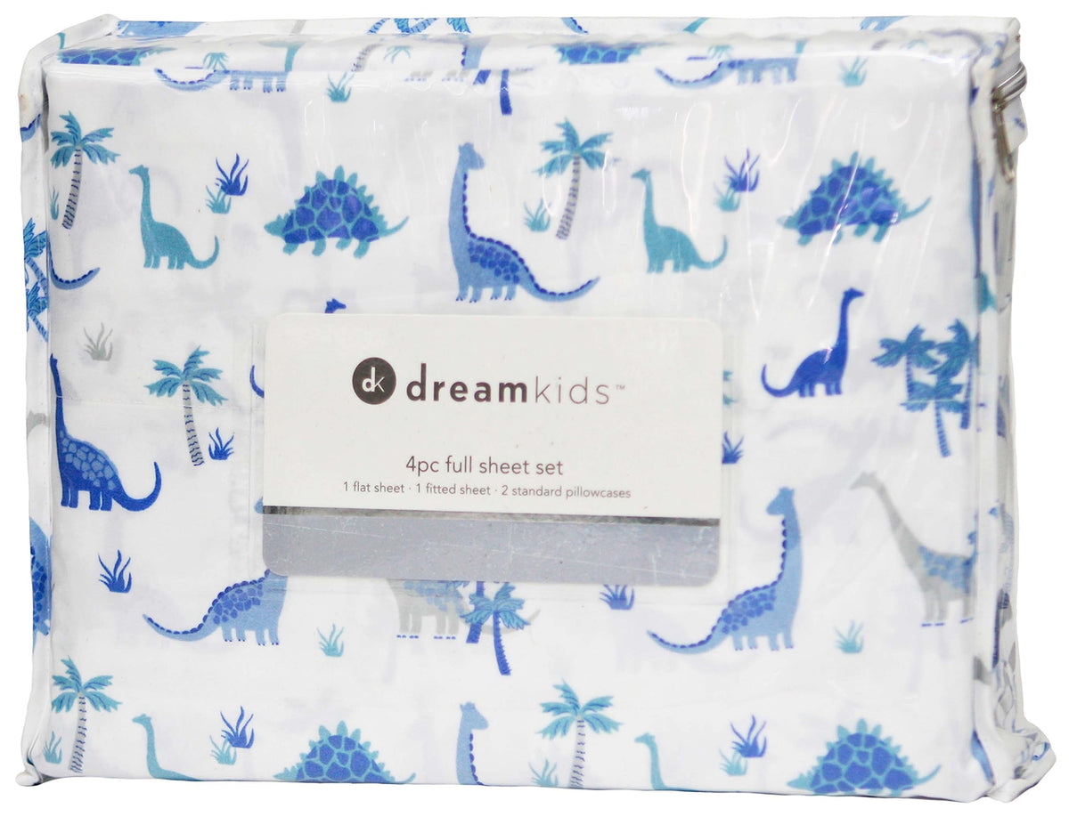 Full Sheets Set Kids Boys/Girls, Bed Sheets Kids, Cute Bed Sheet, Includes Flat, Fitted and 2 Pillowcases, 4 Piece