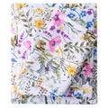 Viviland Floral Twin Sheet Set - 3 Piece Vintage Pink & Yellow Flower Patterned Bed Sheets - Soft, Breathable Microfiber Sheets with Deep Pocket, Non-Slip Fitted Sheets & Pillowcases
