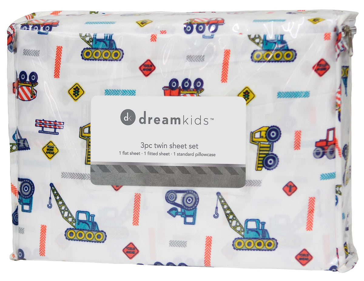 Full Sheets Set Kids Boys/Girls, Bed Sheets Kids, Cute Bed Sheet, Includes Flat, Fitted and 2 Pillowcases, 4 Piece