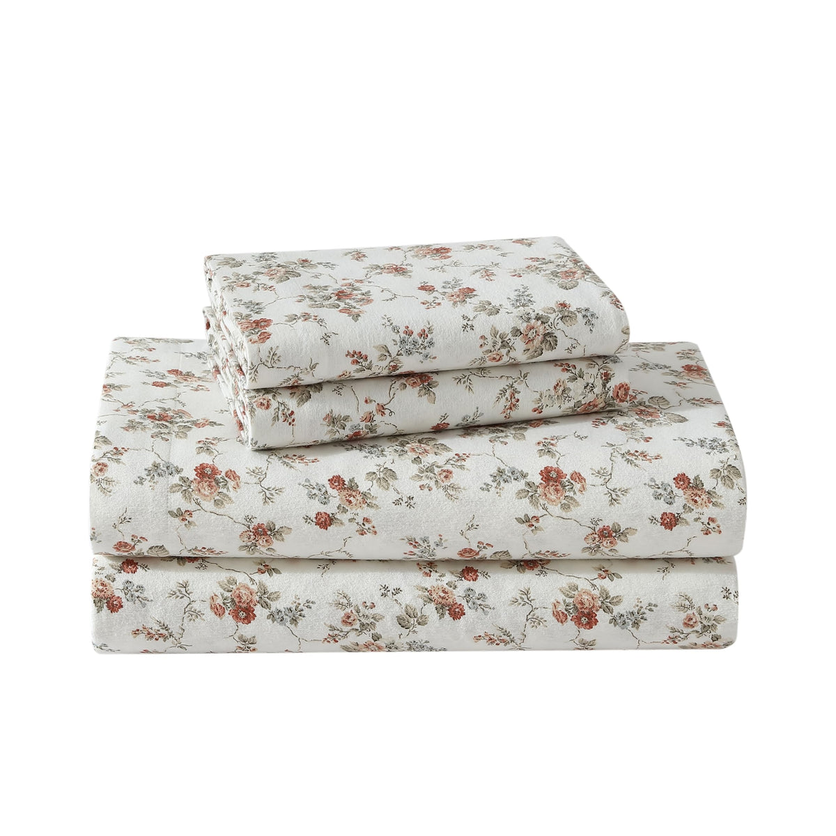 Laura Ashley - Twin Sheet Set with Fitted Sheet & Pillowcase