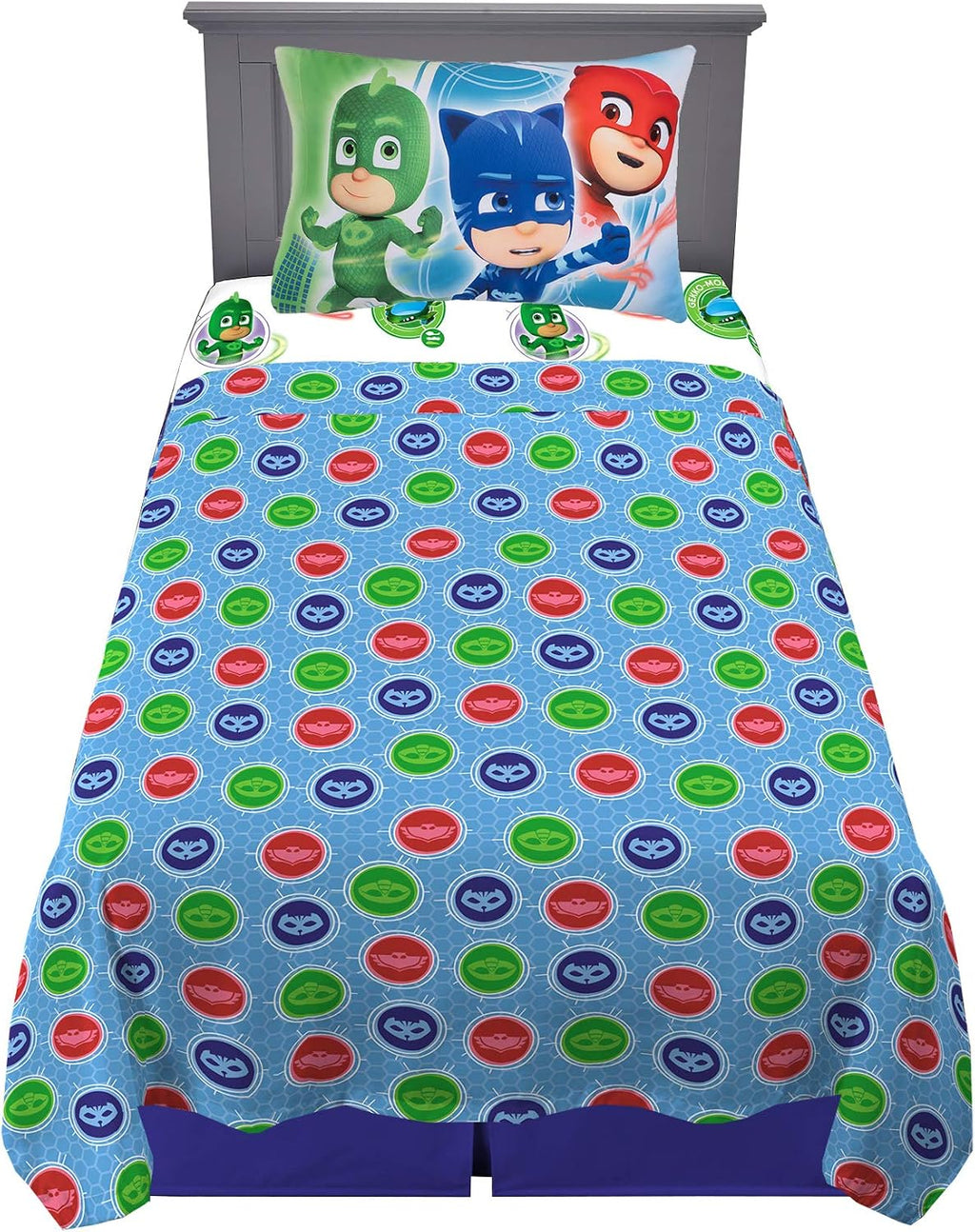 Franco Kids Bedding Super Soft Microfiber Sheet Set, Twin, Sonic The Hedgehog, Anime