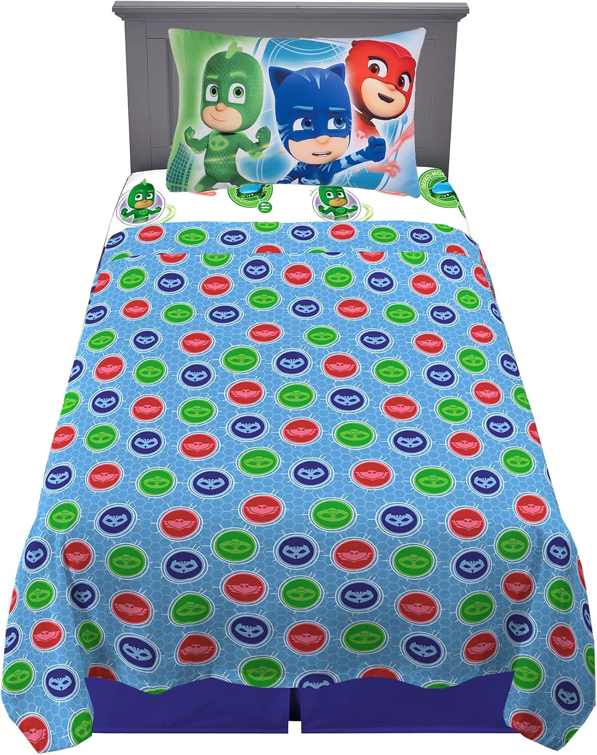 Franco Kids Bedding Super Soft Microfiber Sheet Set, Twin, Sonic The Hedgehog, Anime