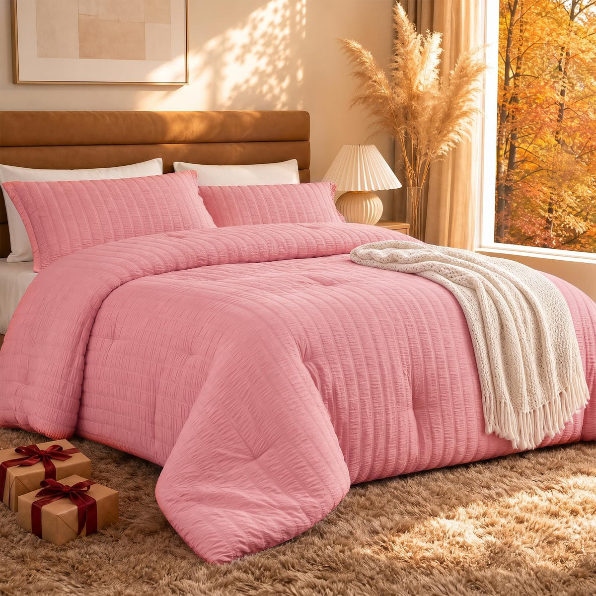Quataly Cooling Comforter Set Twin Size Breathable Comforter with Sheets