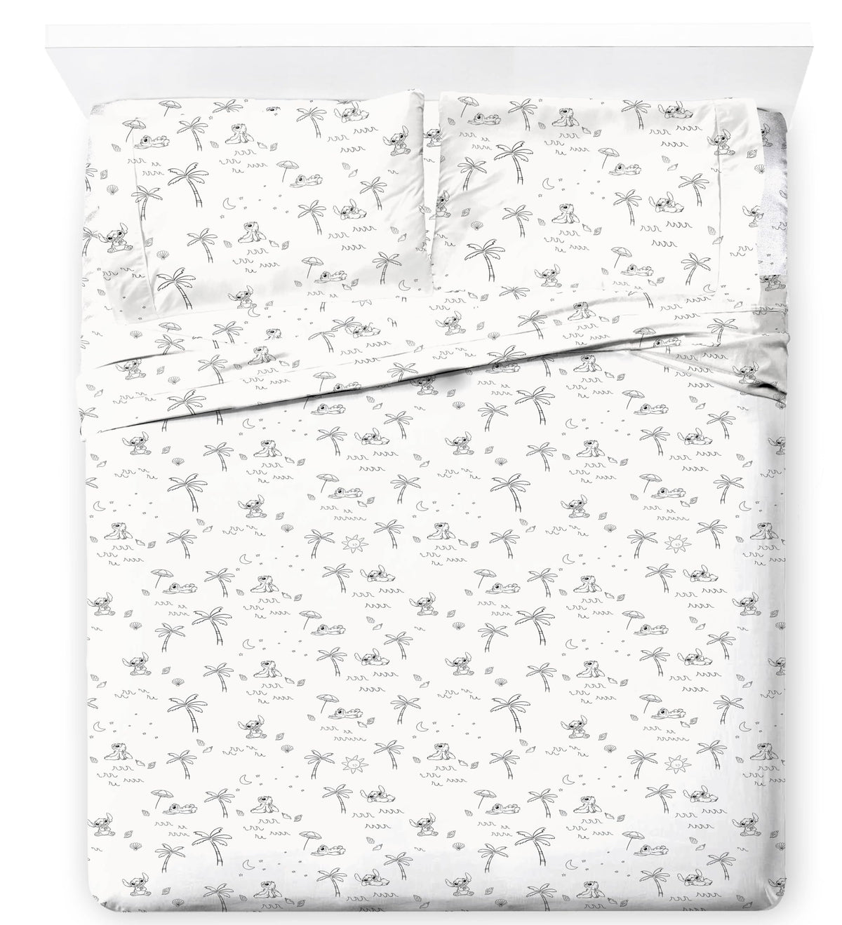 Jay Franco Sheet Set with Fitted, Flat Sheets & Pillow Cover - Ultra-Soft Bedding with Pillowcase for Room Decor, Multi - Hello Kitty, 3 Piece Twin