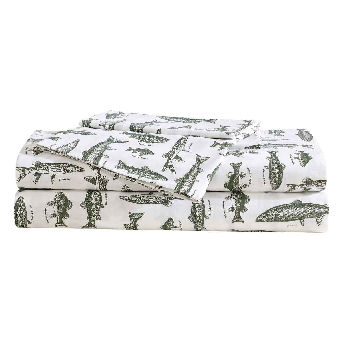 Eddie Bauer - Twin Size Sheet Set with Fitted Sheet & Pillowcase