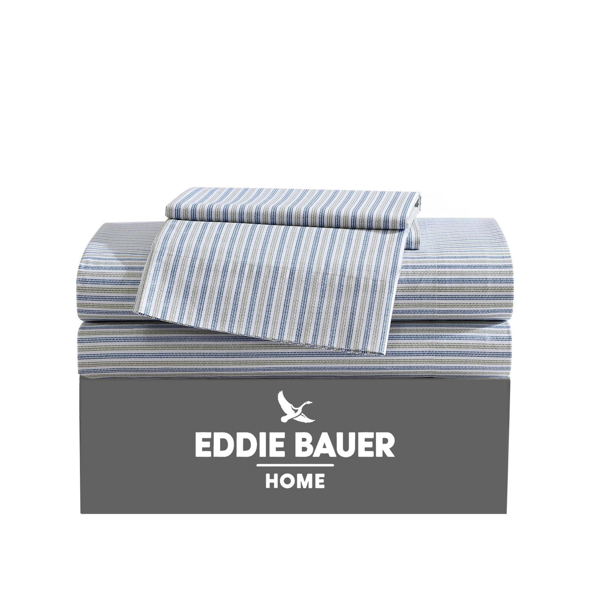 Eddie Bauer - Twin Size Sheet Set with Fitted Sheet & Pillowcase