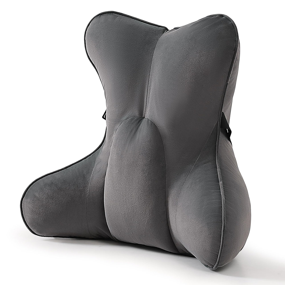 Back Pillow for Couch and Recliner, Lumbar Support Pillow for Sofa Sitting, Back Support Cushion for Office Chair, Ergonomic Back Cushion for Sitting Comfort, Slate Blue