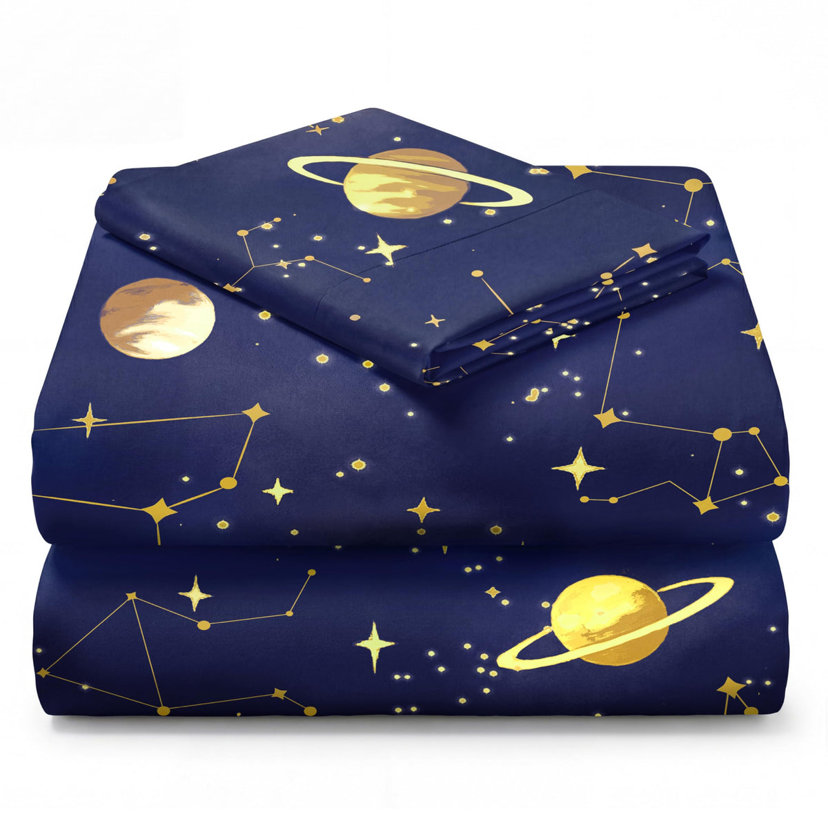 Joiedomi Kids Twin Sheet Set Unicorn - 3 Piece Soft Microfiber Bed Sheets - Deep Pocket Wrinkle Free, Cozy Toddler Bedding Set, Fade Resistant Breathable for Boys Girls Teens