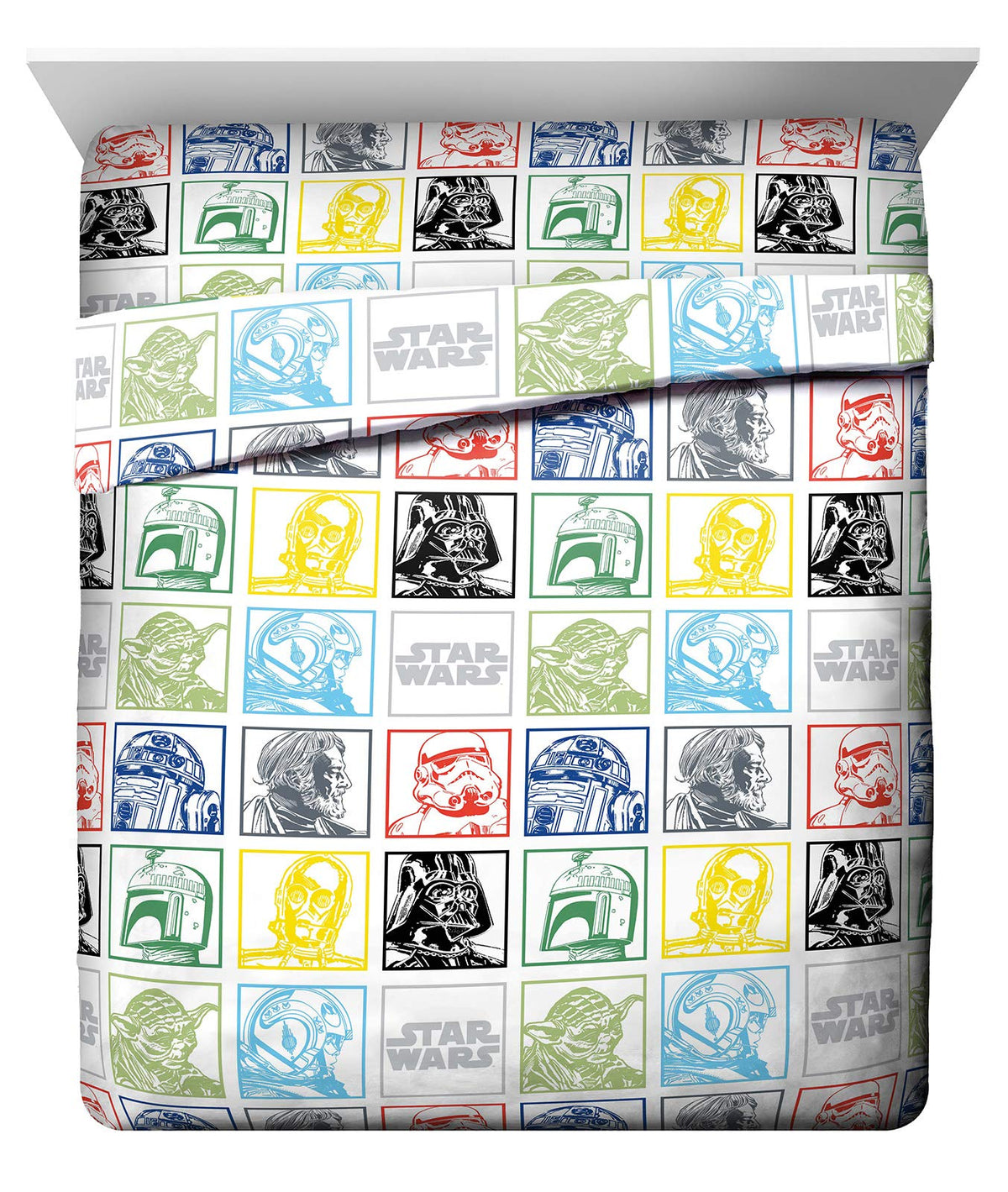 Jay Franco Kids Sheet Set with Fitted, Flat Sheets & Pillow Cover - Ultra-Soft Bedding with Pillowcase for Room Decor, White - Bluey, 3 Piece Toddler
