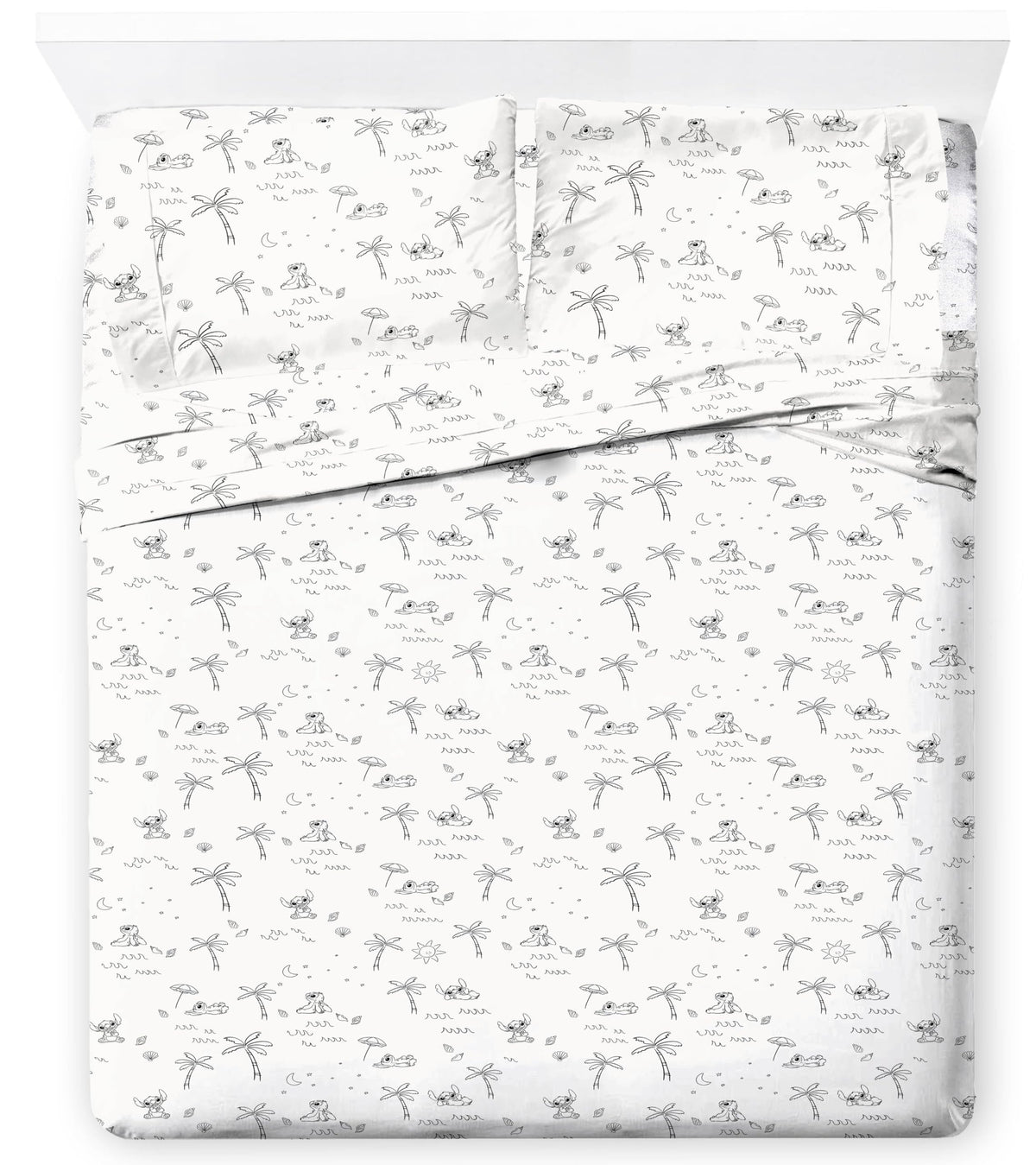 Jay Franco Sheet Set with Fitted, Flat Sheets & Pillow Cover - Ultra-Soft Bedding with Pillowcase for Room Decor, Multi - Hello Kitty, 3 Piece Twin