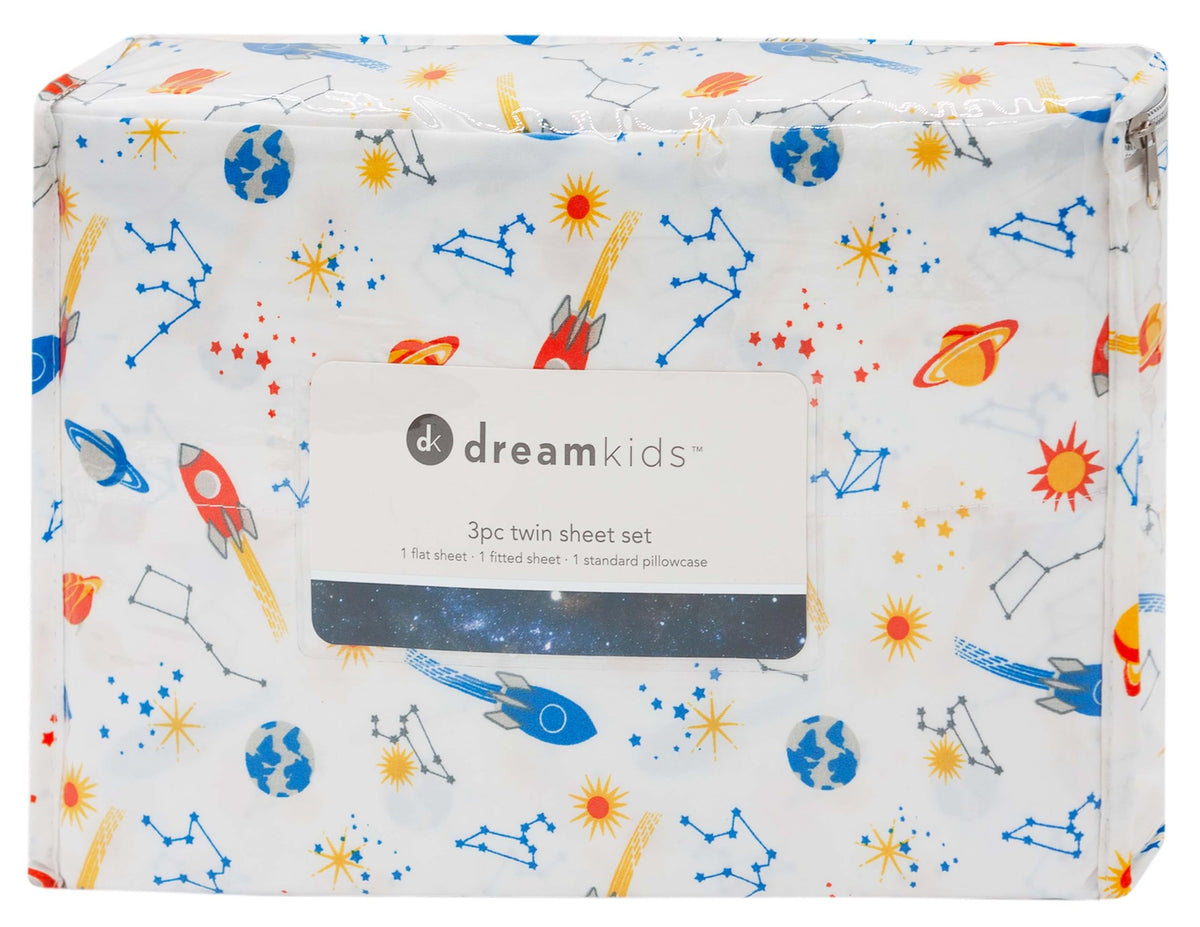 Full Sheets Set Kids Boys/Girls, Bed Sheets Kids, Cute Bed Sheet, Includes Flat, Fitted and 2 Pillowcases, 4 Piece