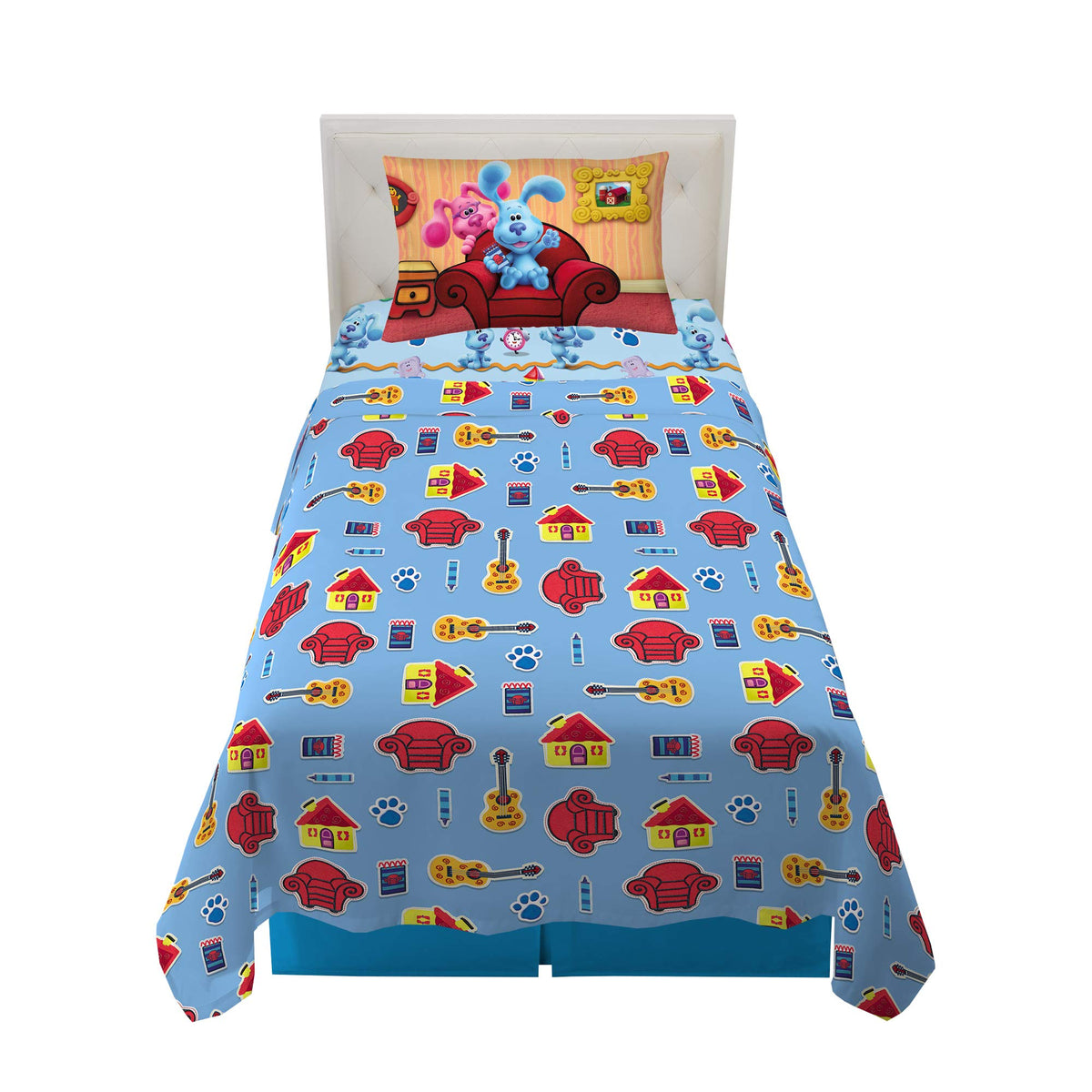 Franco Kids Bedding Super Soft Microfiber Sheet Set, Twin, Sonic The Hedgehog, Anime