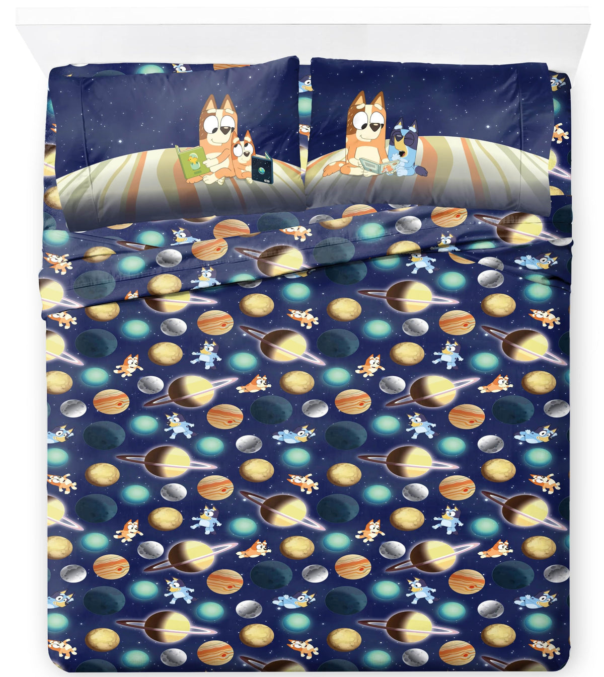 Jay Franco Kids Sheet Set with Fitted, Flat Sheets & Pillow Cover - Ultra-Soft Bedding with Pillowcase for Room Decor, White - Monster Jam, 3 Piece Toddler