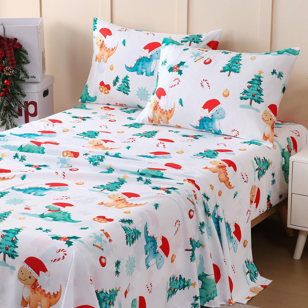 JSD Pink Unicorn Rainbow Kids Twin Sheet Set for Girls 3 Piece