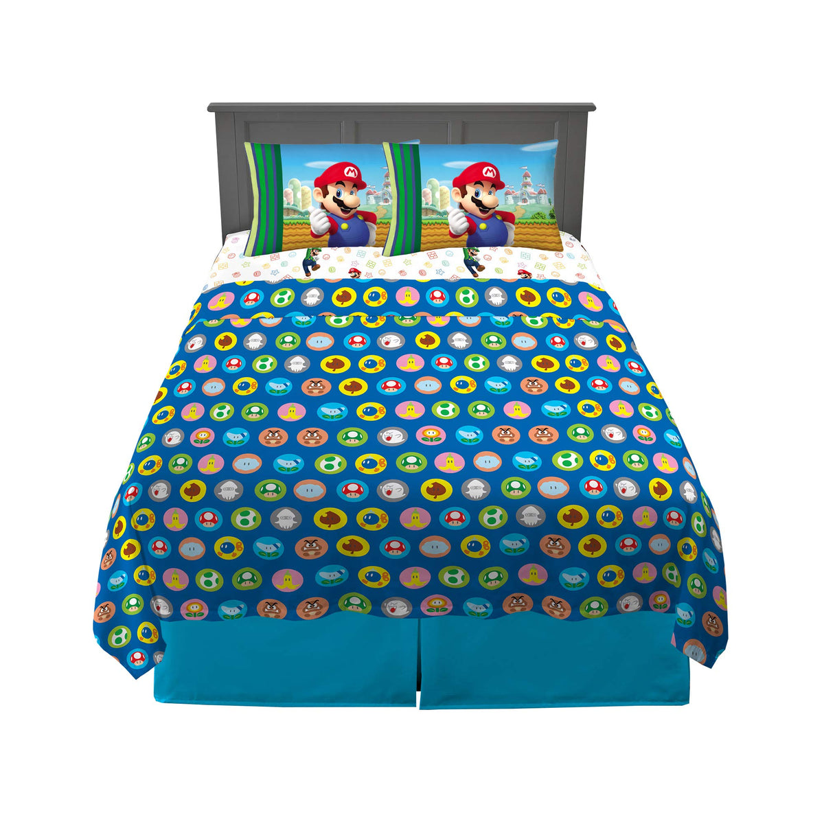 Franco Kids Bedding Super Soft Microfiber Sheet Set, Twin, Sonic The Hedgehog, Anime