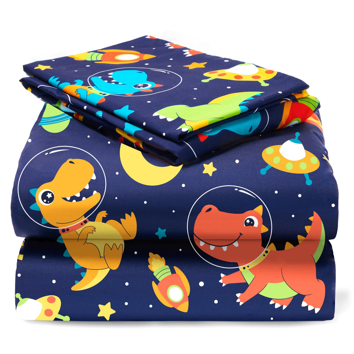 Joiedomi Kids Twin Sheet Set Unicorn - 3 Piece Soft Microfiber Bed Sheets - Deep Pocket Wrinkle Free, Cozy Toddler Bedding Set, Fade Resistant Breathable for Boys Girls Teens