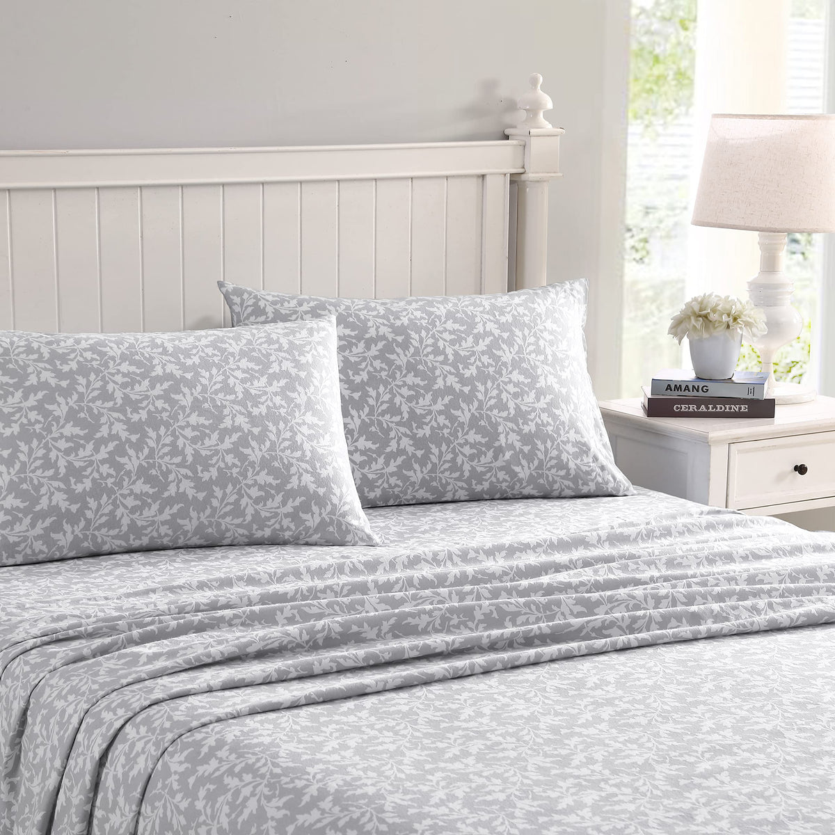 Laura Ashley - Twin Sheet Set with Fitted Sheet & Pillowcase