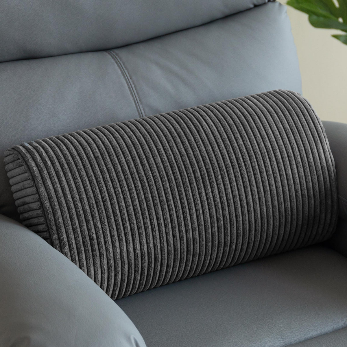 HIGOGOGO Lumbar Support Pillow for Recliner Chair/Accent Chair/Couch, Memory Foam Back Support Cushion for Elderly, Recliner Cushions for Back Rest, Pain Relief, Reading, Washable Cover, Brown