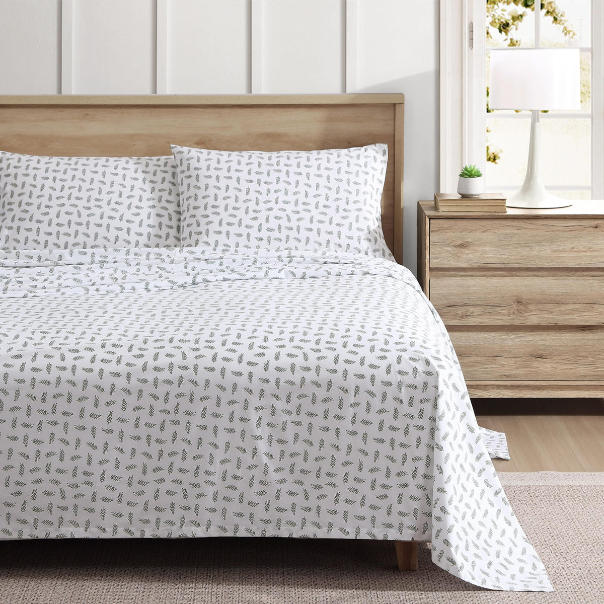 Eddie Bauer - Twin Size Sheet Set with Fitted Sheet & Pillowcase