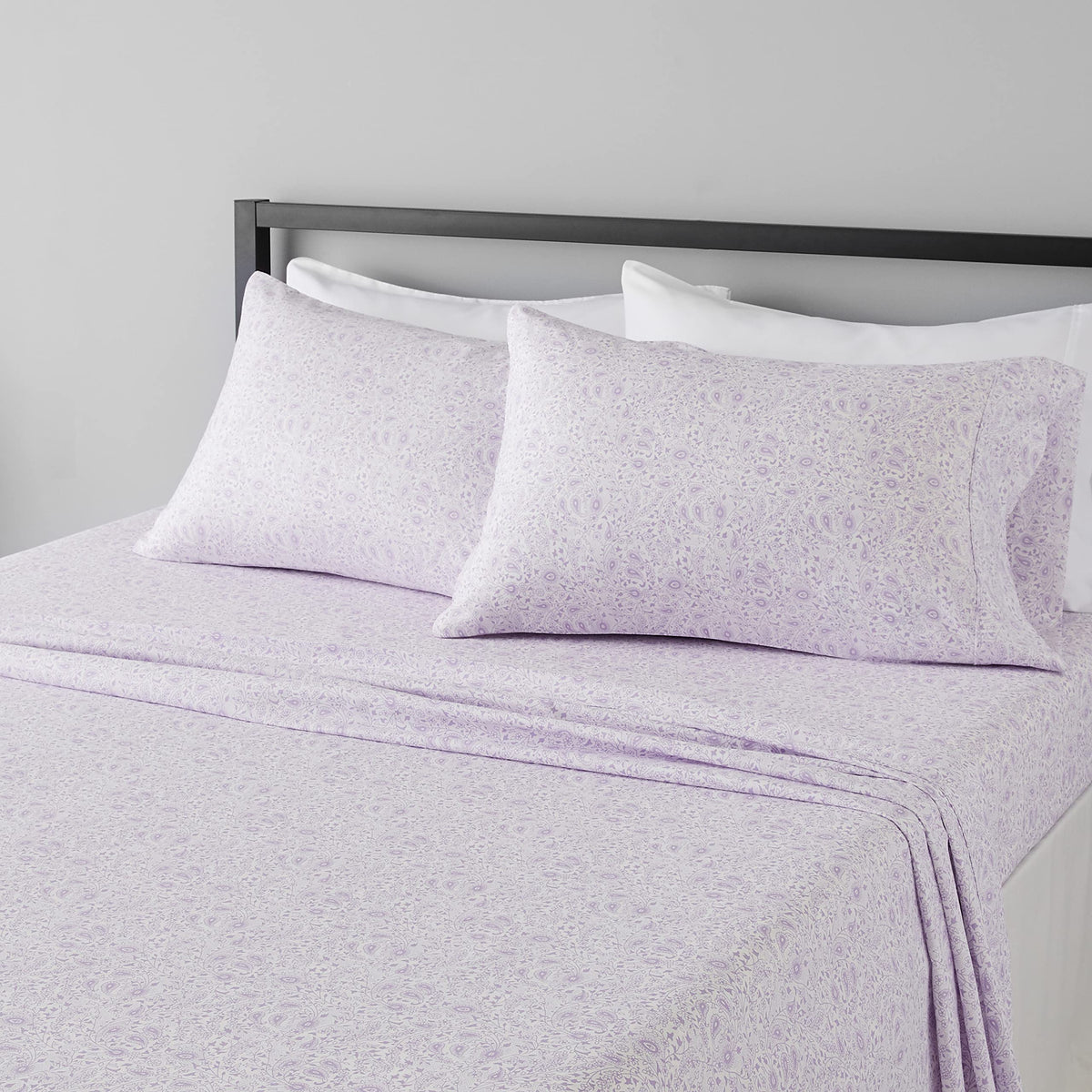 Amazon Basics Lightweight Super Soft Easy Care Wrinkle-Free Breathable Brushed Microfiber 3-Piece Bed Sheet Set with 14-Inch Deep Pockets, Twin, Dark Gray, Solid