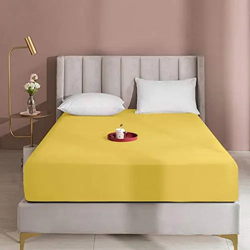 NTBAY Fitted Bed Sheet - Deep Pocket Fit Soft Comfy Bedding, Brushed Microfiber Breathable Wrinkle-Free Cover, All-Around Elastic Stays in Place, No Shrink, Chlorine-Free Bleach Safe, Tumble Dry Low, Oeko-Tex Certified