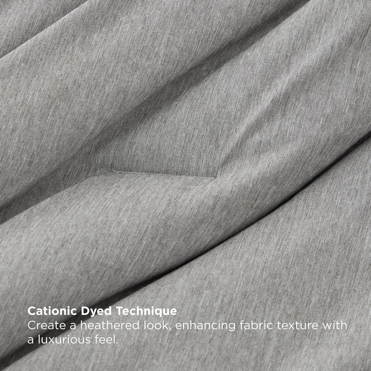 Bedsure Queen Comforter Set Dark Grey - Bed in a Bag Queen Size 7 Pieces, Cationic Dyed Bed Set, Soft Bedding for All Seasons Comforter with Sheets, Pillowcases & Shams