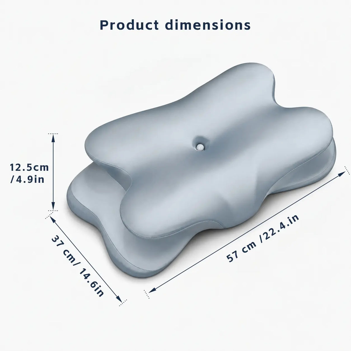 Ergonomic Cervical Pillow, Orthopedic Memory Foam Soft Neck Support, Relieves Neck and Shoulder Pain, Bed Pillow for Comfortable Sleep