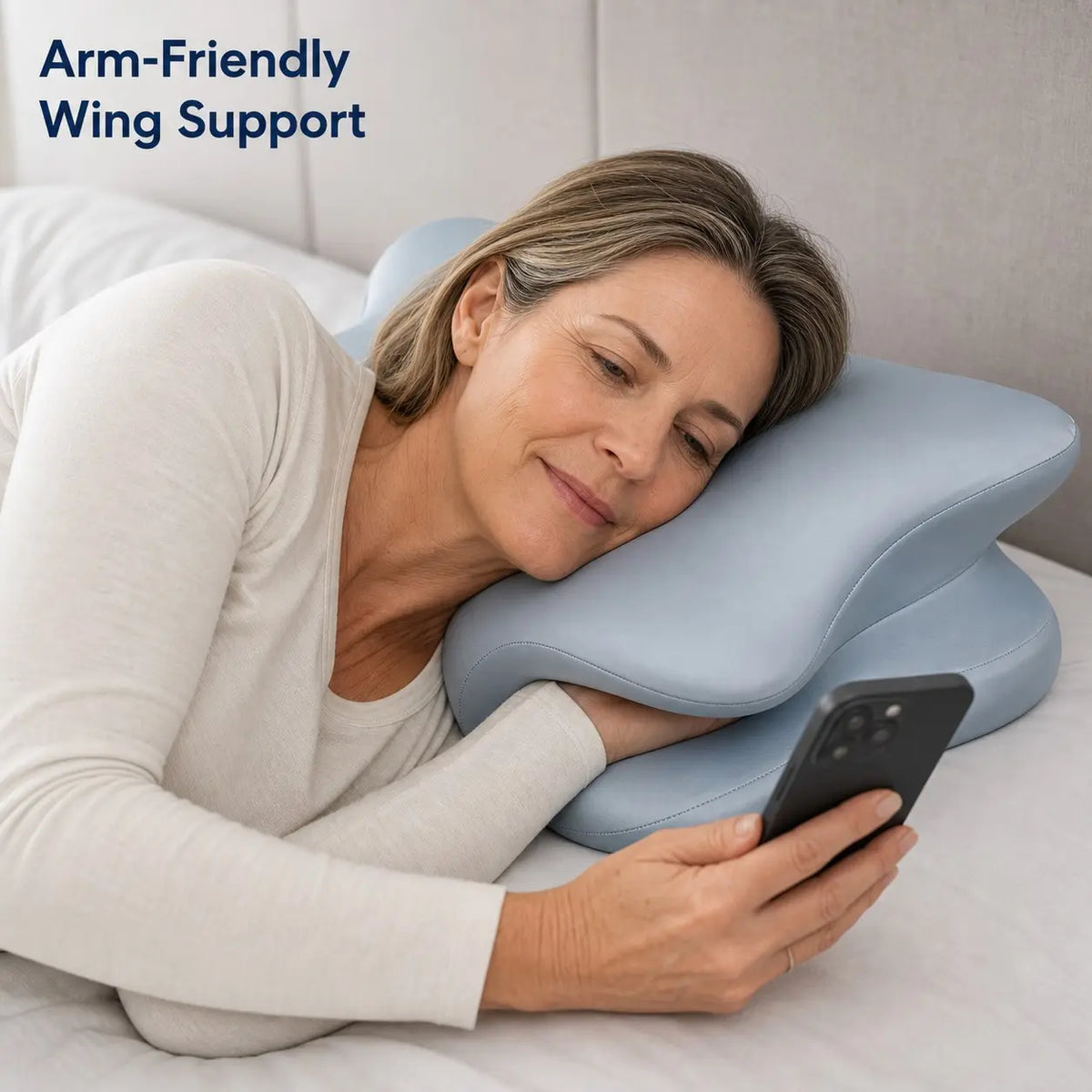 Ergonomic Cervical Pillow, Orthopedic Memory Foam Soft Neck Support, Relieves Neck and Shoulder Pain, Bed Pillow for Comfortable Sleep