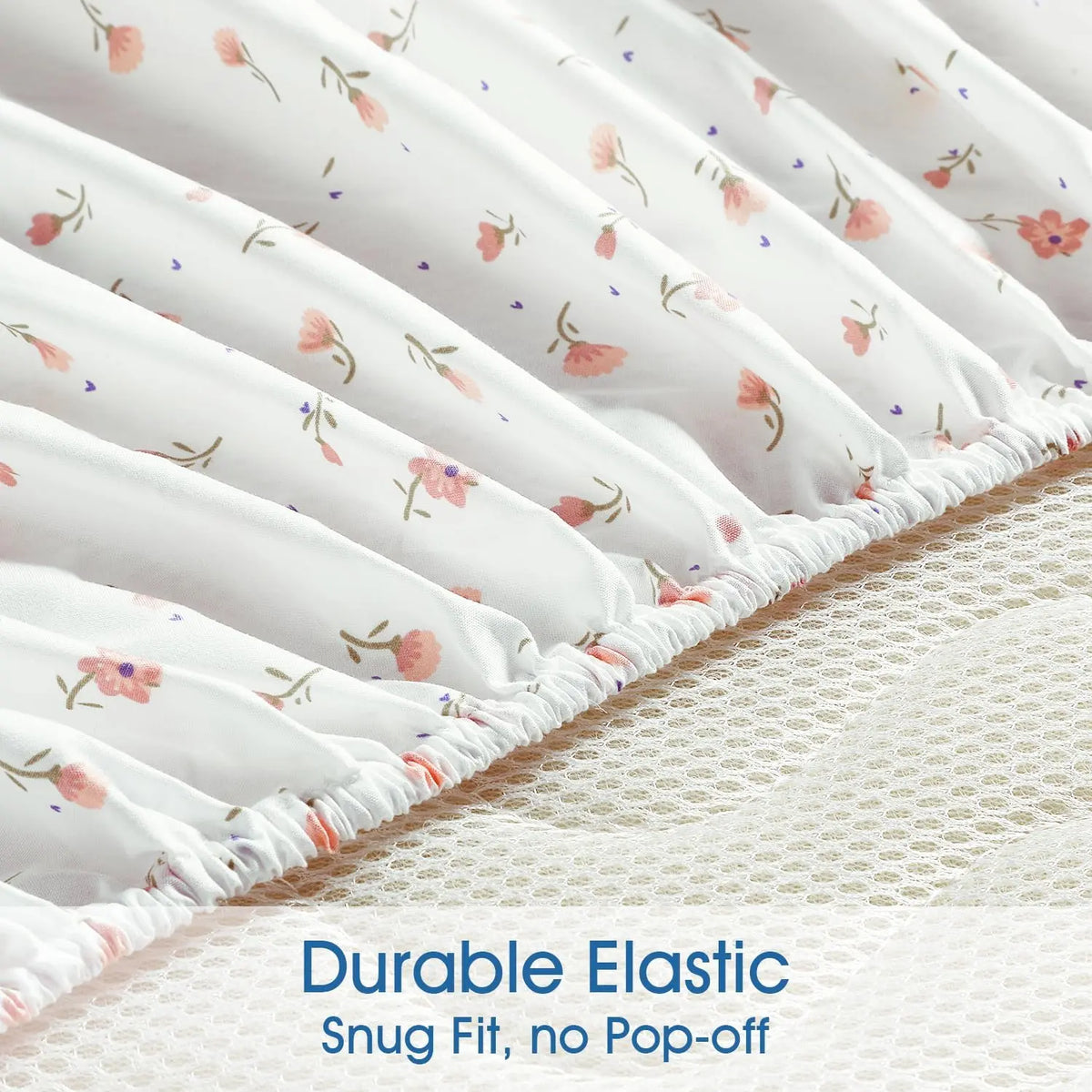 Queen Sheet Set 6 Pieces ,Cottage Core Botanical Patterned Sheets, Victorian Flower Microfiber Bedding Decor