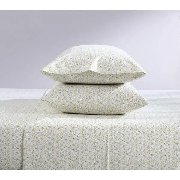 Laura Ashley Evie Yellow Cotton Full Sheet Set