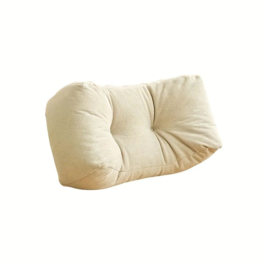 1PIC Comfortable Lumbar Support Cushion — Nap Pillow, Student Backrest, Padded Backrest, Chair Back Pad, Waist Pillow, Throw Pillow, Office Desk Nap Pillow With Cushion