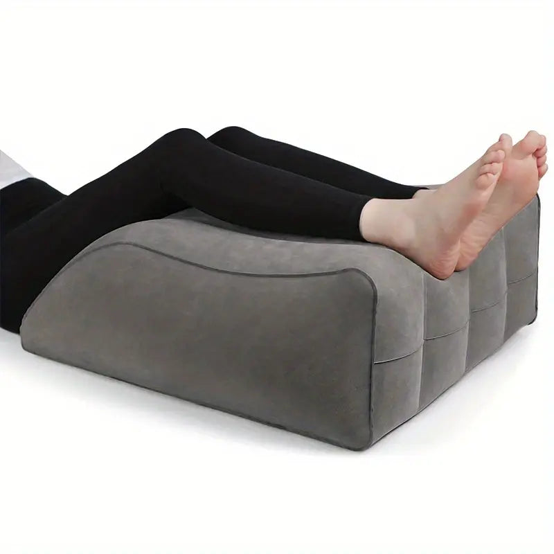 Portable Wedge-Shaped Inflatable Pillow Cushion - Practical Camping Home/Travel Gear, Comfortable Seating, Lightweight Body Positioner for Any Occasion