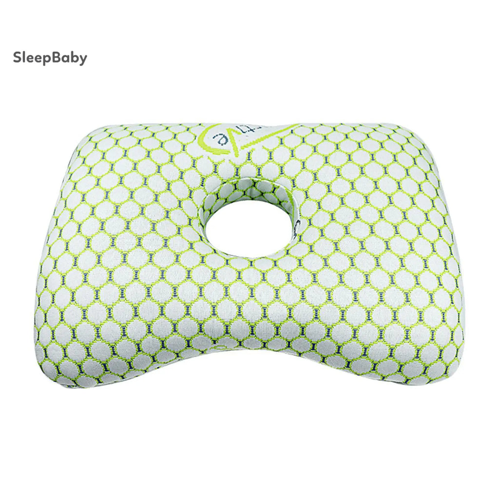 Ear Piercing Pillow for Side Sleepers, Polyester Fibre Washable Ear Guard Pillow for Adults